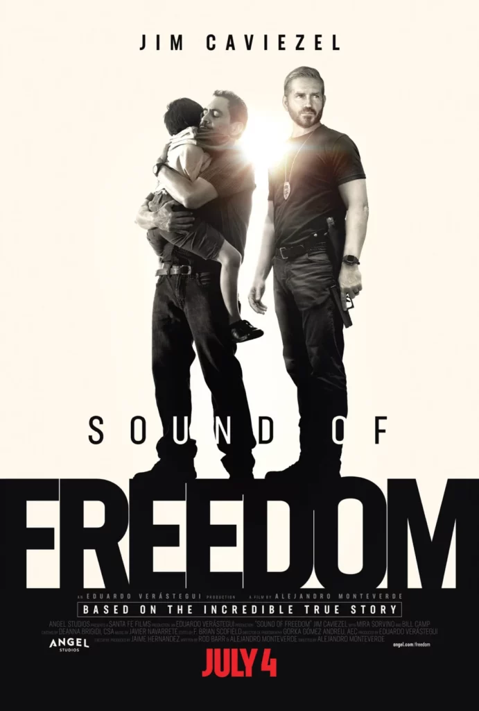 Sound of Freedom movie poster.