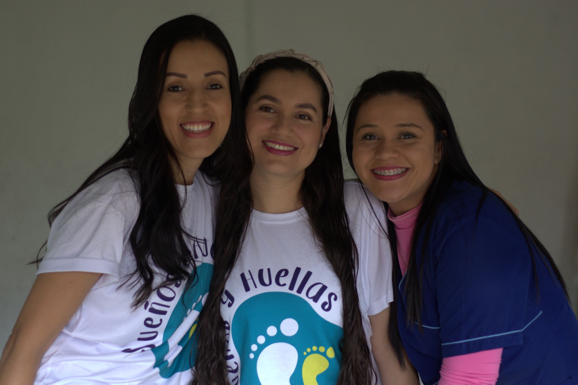 Lulu, Lili, (social worker), and Andrea, (teacher) at 