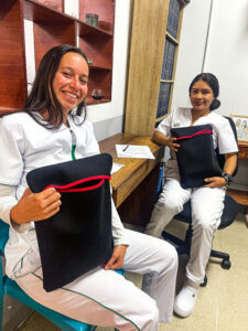 2 young women students at Casa de Sueños in the healthcare field