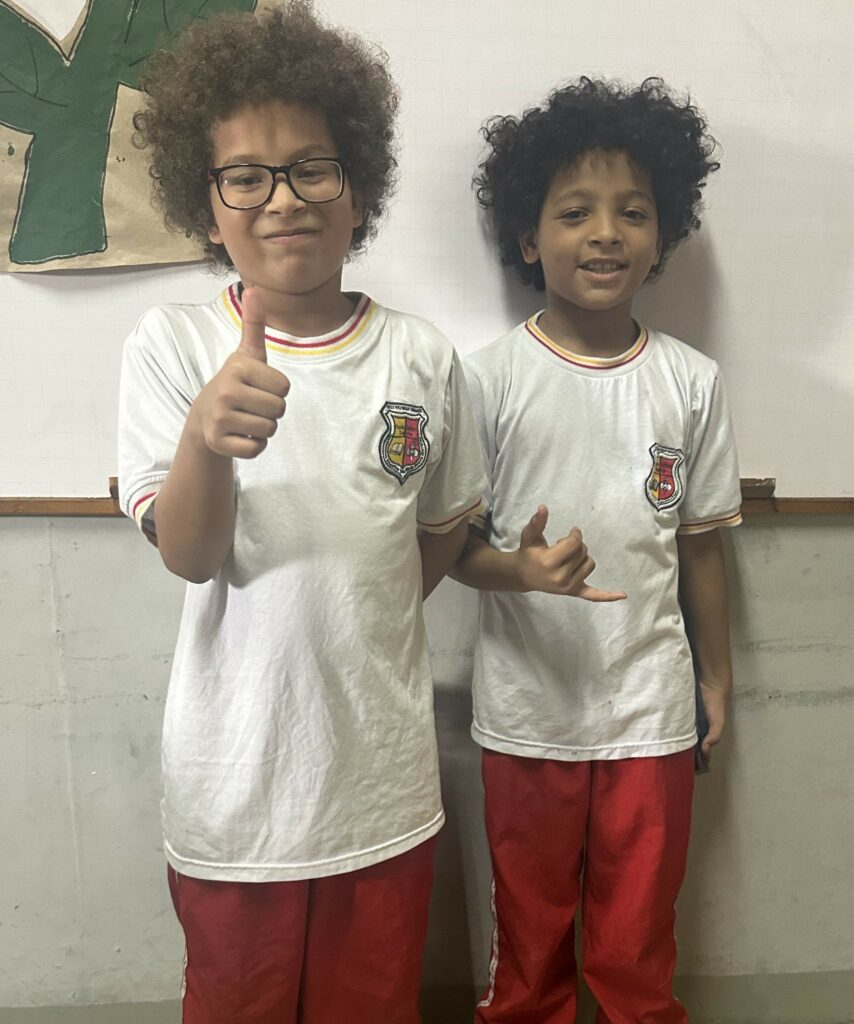 Samuel and Mateo, 2 poor children of Medellin who got a chance at Casa de Suenos